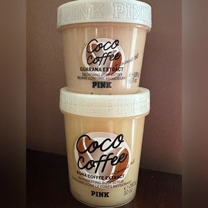 ‼️SOLD‼️PINK Coco Coffee Body Scrub and Butter set